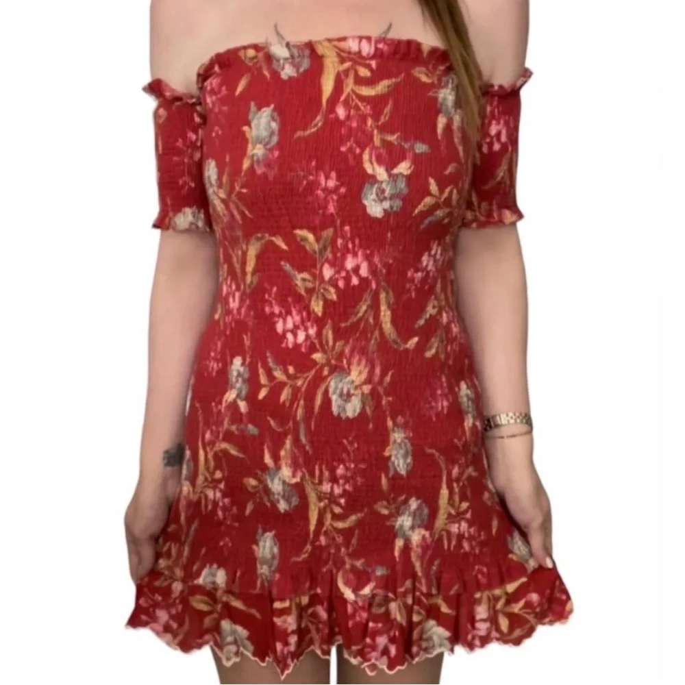 Zimmermann Corsair Iris Shirred Linen And Cotton Blend Dress - Picture 7 of 8